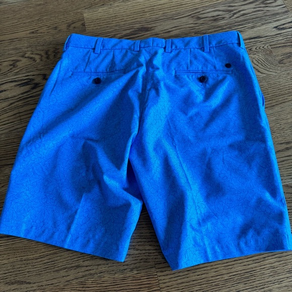 Peter Millar Crown Crafted Surge Performance Blue Shorts | Size 33 - Picture 4 of 11